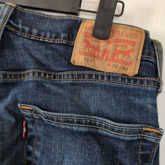 Levi's 513 Classic Slim Straight Jeans 32x32 - Picture 4 of 8